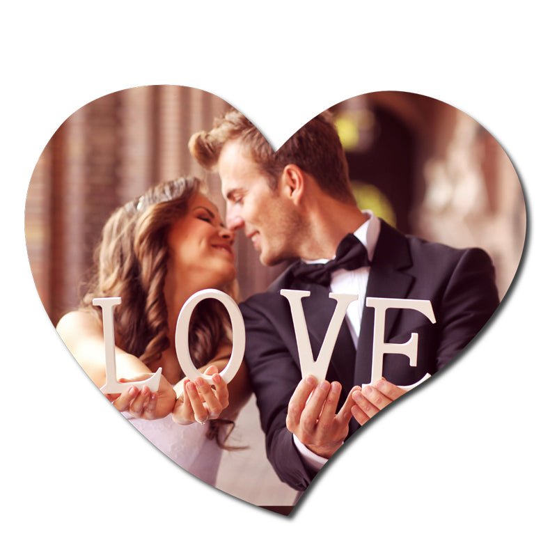 Magnetsticker in Herzform 60 x 68 mm - Drucksaal