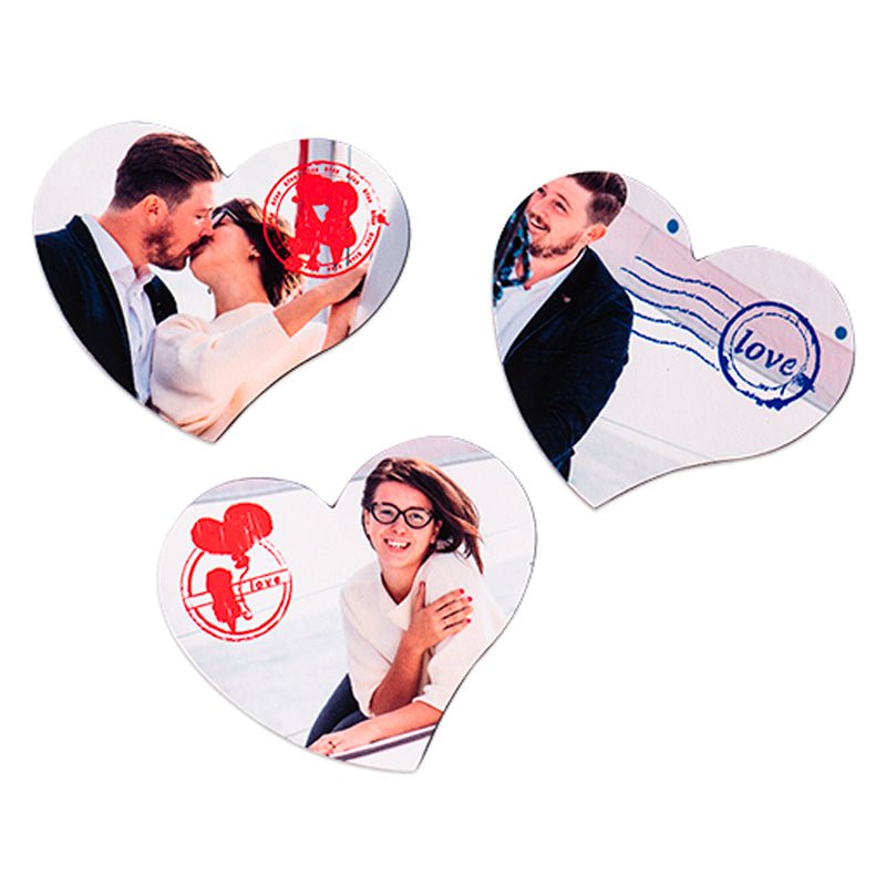 Magnetsticker in Herzform 60 x 68 mm - Drucksaal