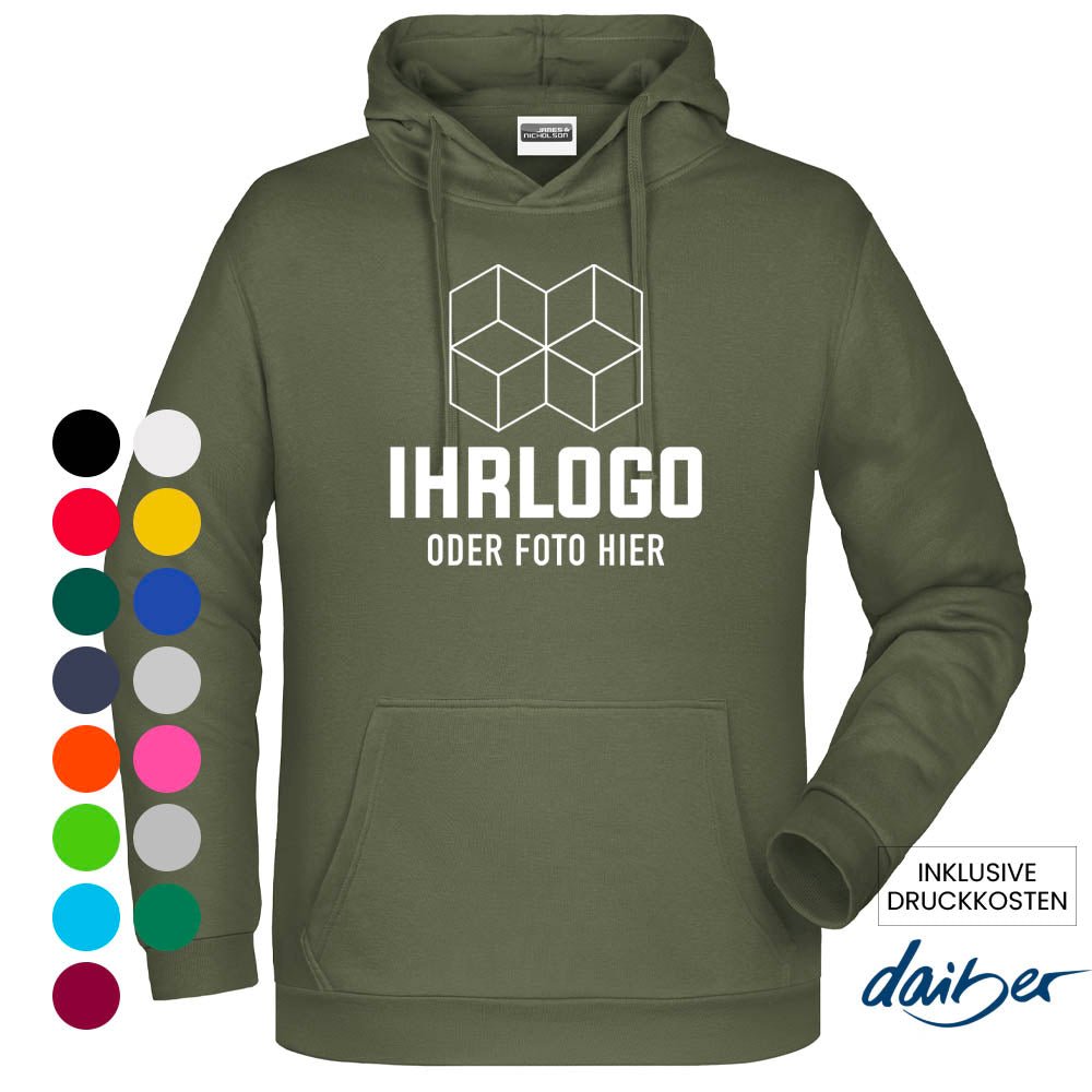 Men's Promo Hoodie - Klassisches Kapuzensweat 280 g/m² - Drucksaal