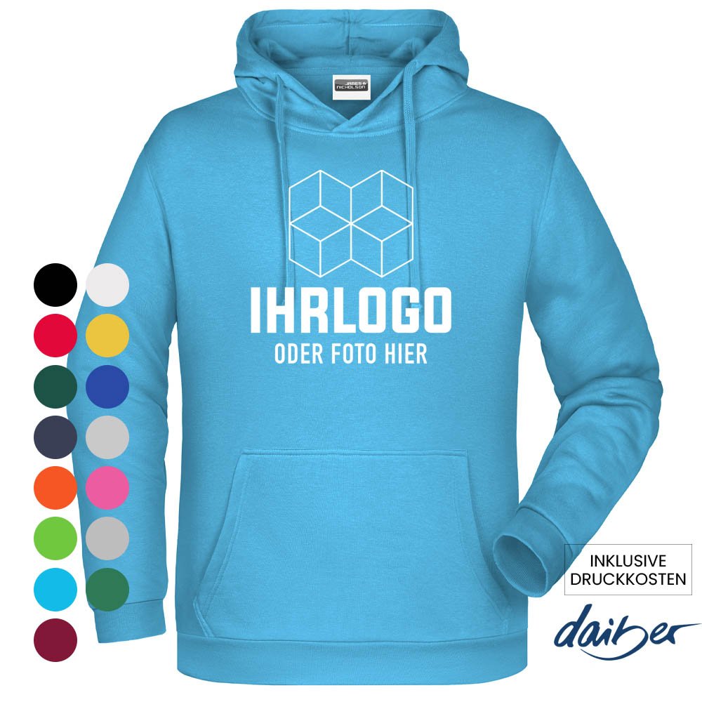 Men's Promo Hoodie - Klassisches Kapuzensweat 280 g/m² - Drucksaal