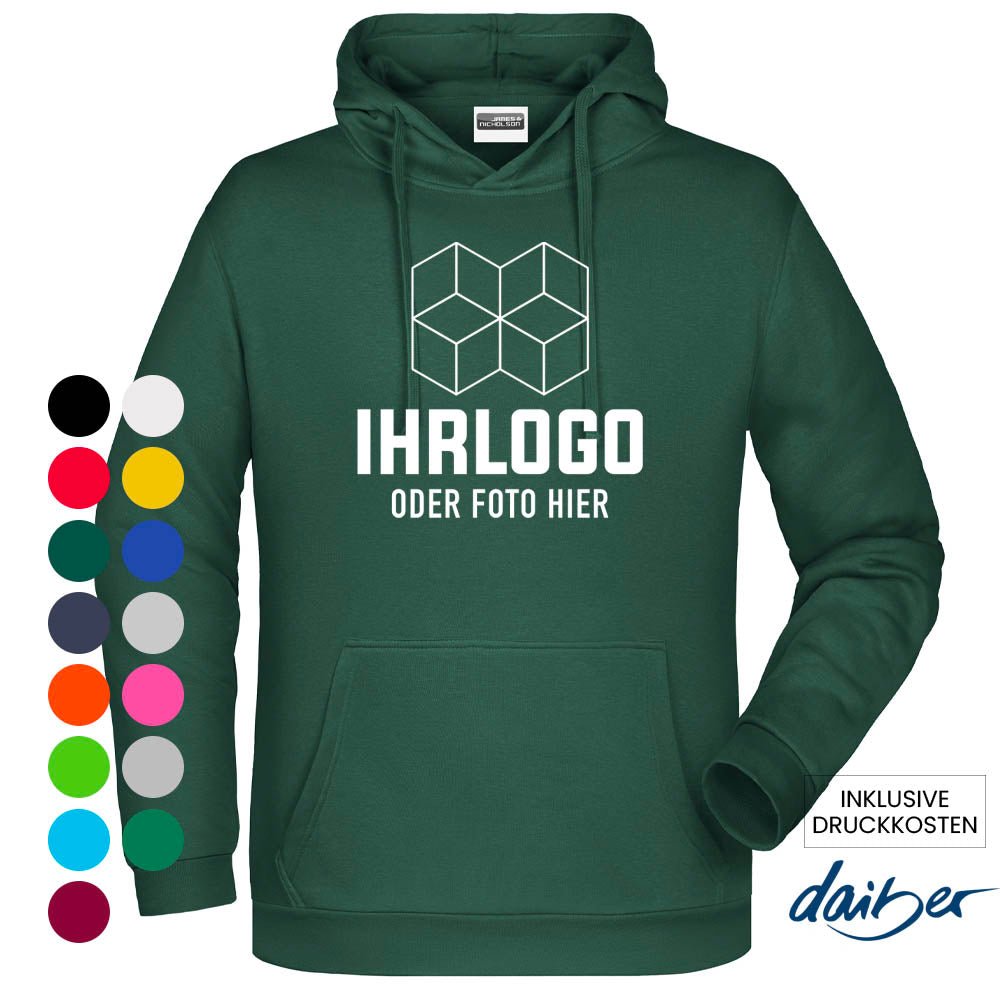Men's Promo Hoodie - Klassisches Kapuzensweat 280 g/m² - Drucksaal