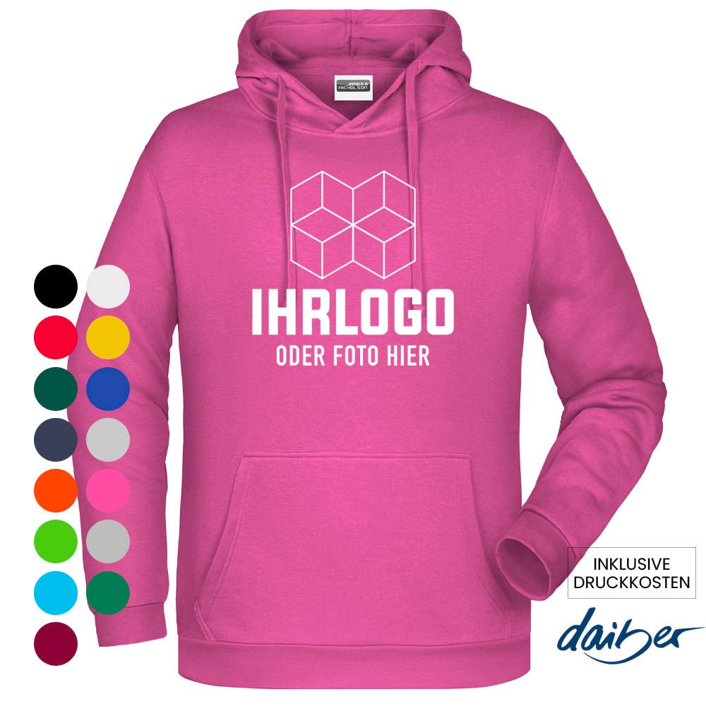 Men's Promo Hoodie - Klassisches Kapuzensweat 280 g/m² - Drucksaal