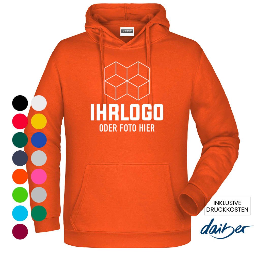 Men's Promo Hoodie - Klassisches Kapuzensweat 280 g/m² - Drucksaal