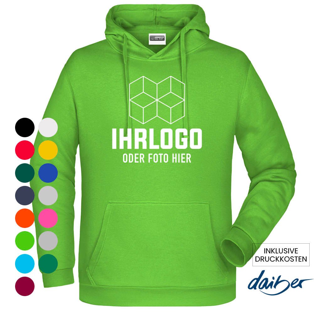Men's Promo Hoodie - Klassisches Kapuzensweat 280 g/m² - Drucksaal