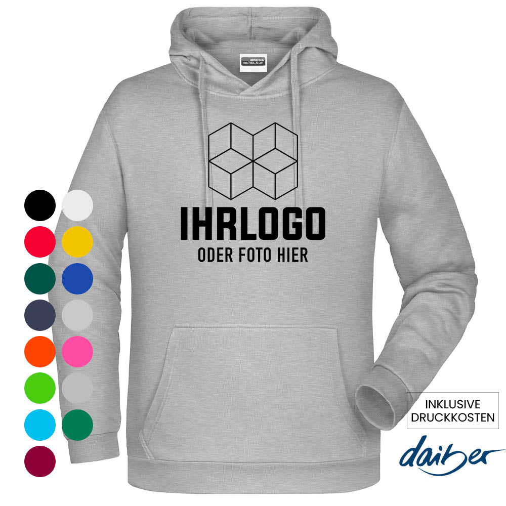 Men's Promo Hoodie - Klassisches Kapuzensweat 280 g/m² - Drucksaal