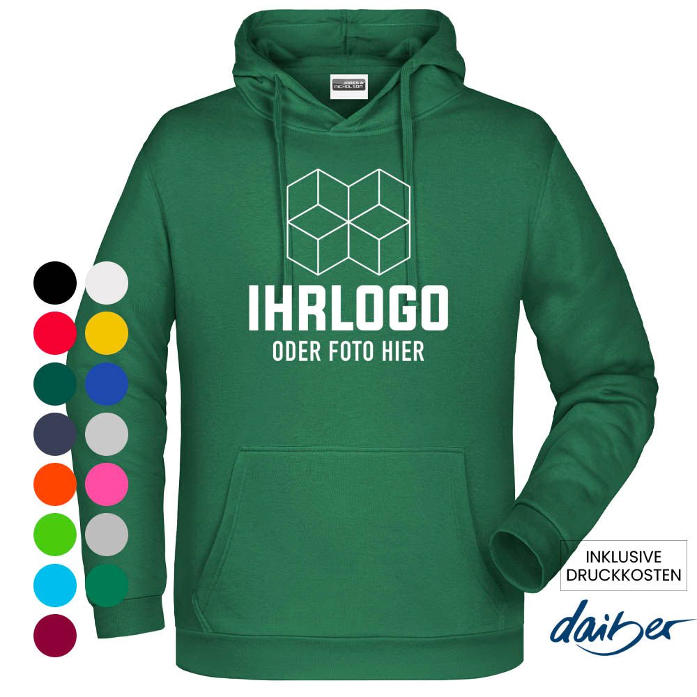 Men's Promo Hoodie - Klassisches Kapuzensweat 280 g/m² - Drucksaal