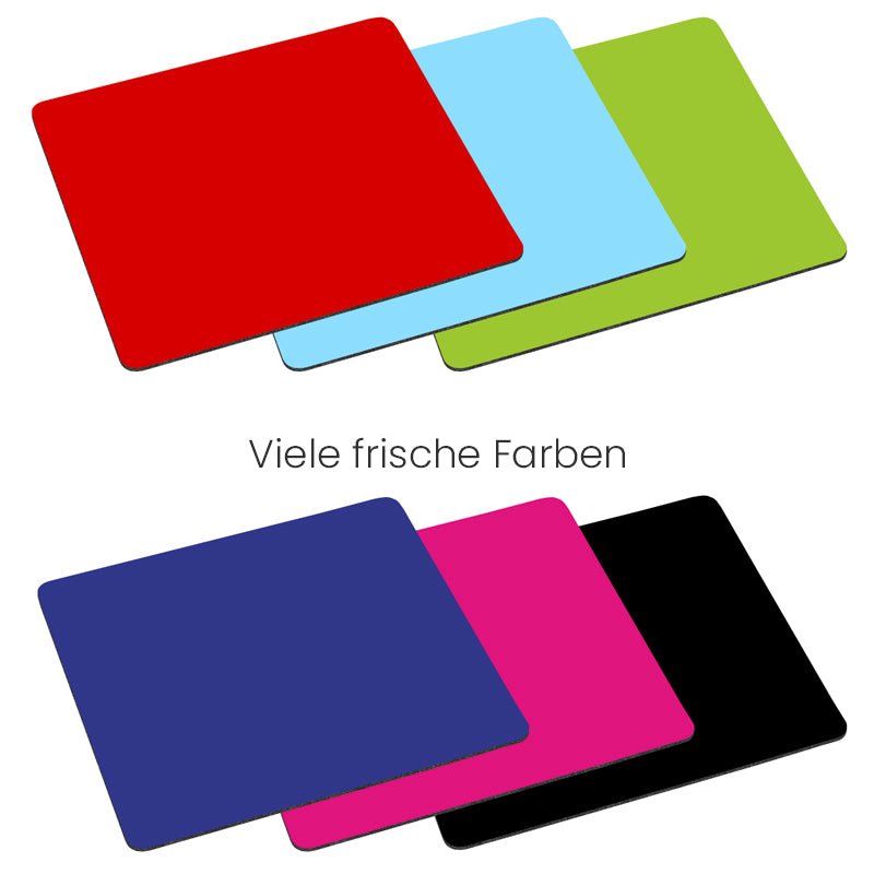 Mousepad 230 x 190 x 1.5 mm in vielen Farben - Drucksaal
