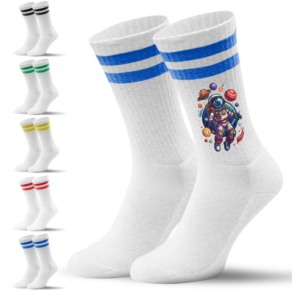 Mr. Socks® Tennissocken mit Streifen in versch. Farben - Drucksaal