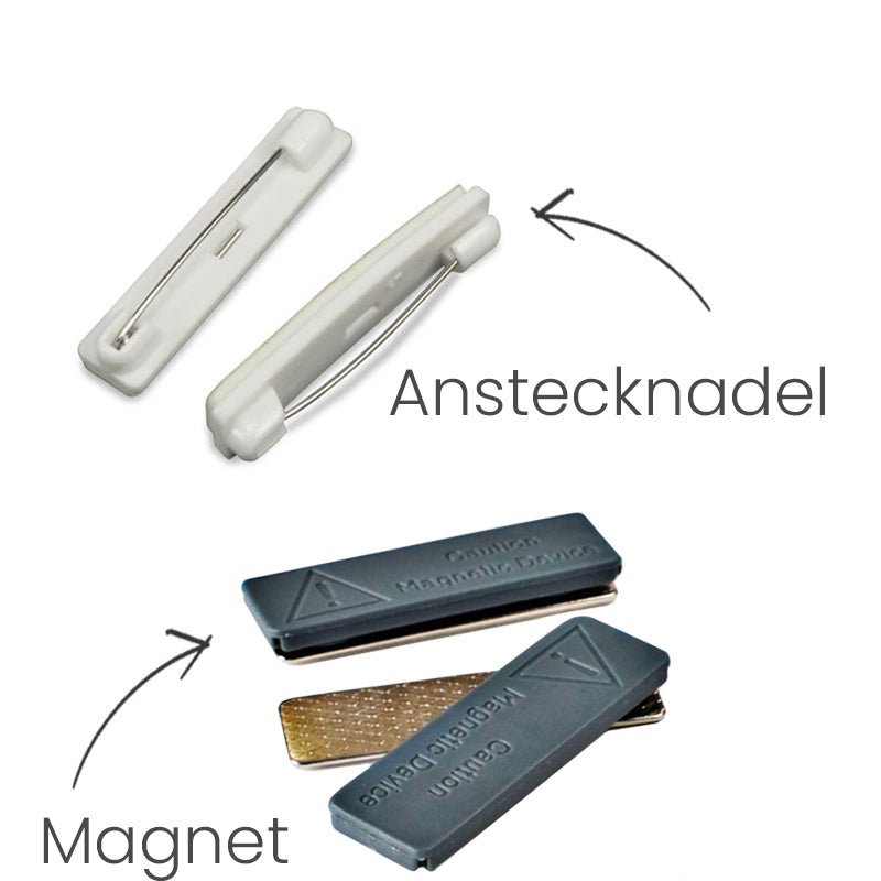 Namensschild 50 x 75 mm - Drucksaal