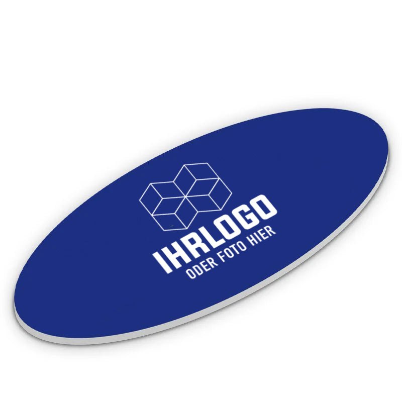 Namensschild Oval (38x75) - Drucksaal