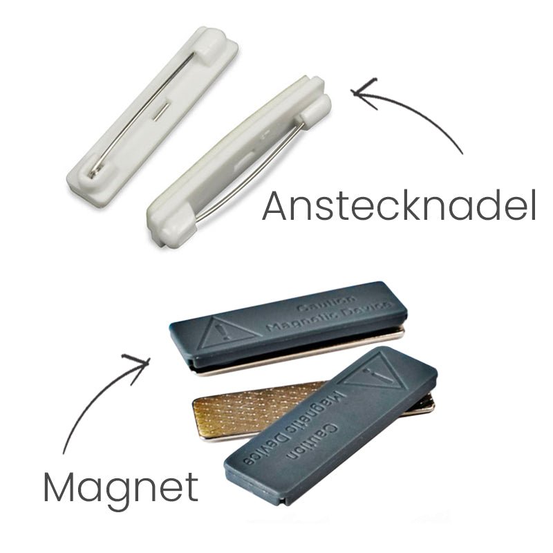 Namensschild Oval (38x75) - Drucksaal