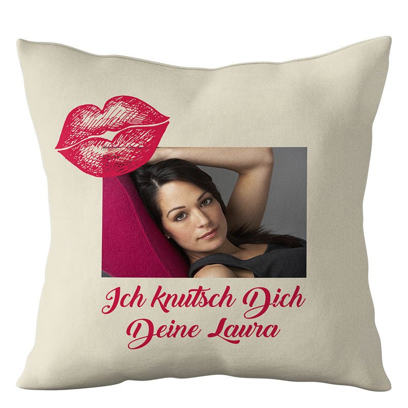 Naturfarben Fotokissen 40 x 40 cm - Drucksaal