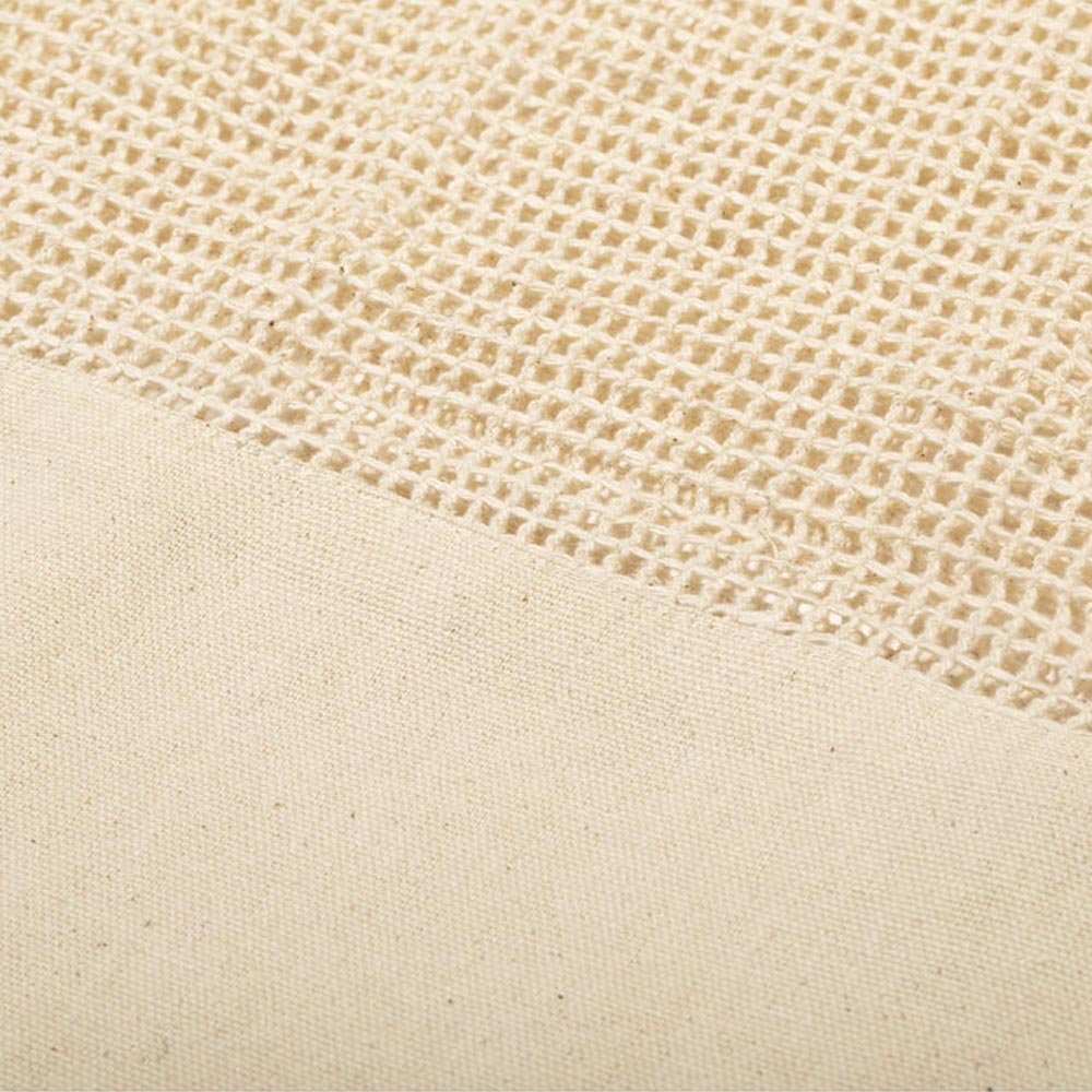 Netzbeutel aus naturfarbener Baumwolle 220g/m2, - Drucksaal