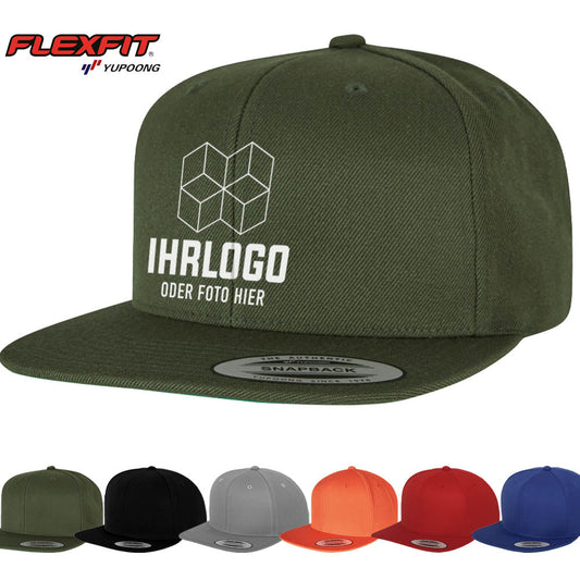 Original Flexfit® Wooly Combed Cap Einheitsgrösse - Drucksaal