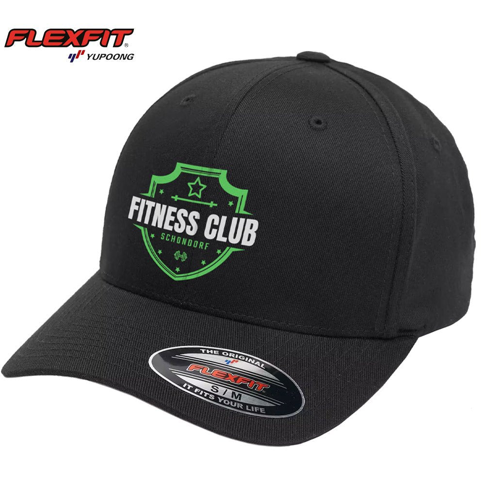 Original Flexfit® Wooly Combed Cap in schwarz - Drucksaal