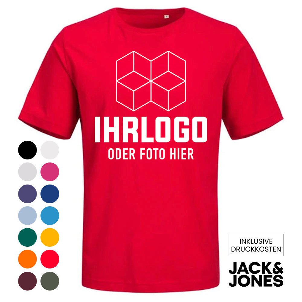 Original Jack & Jones® Blanks Canvas Tee in vielen Farben - Drucksaal