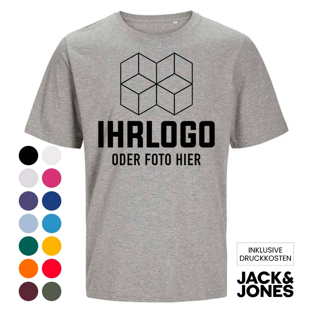 Original Jack & Jones® Blanks Canvas Tee in vielen Farben - Drucksaal