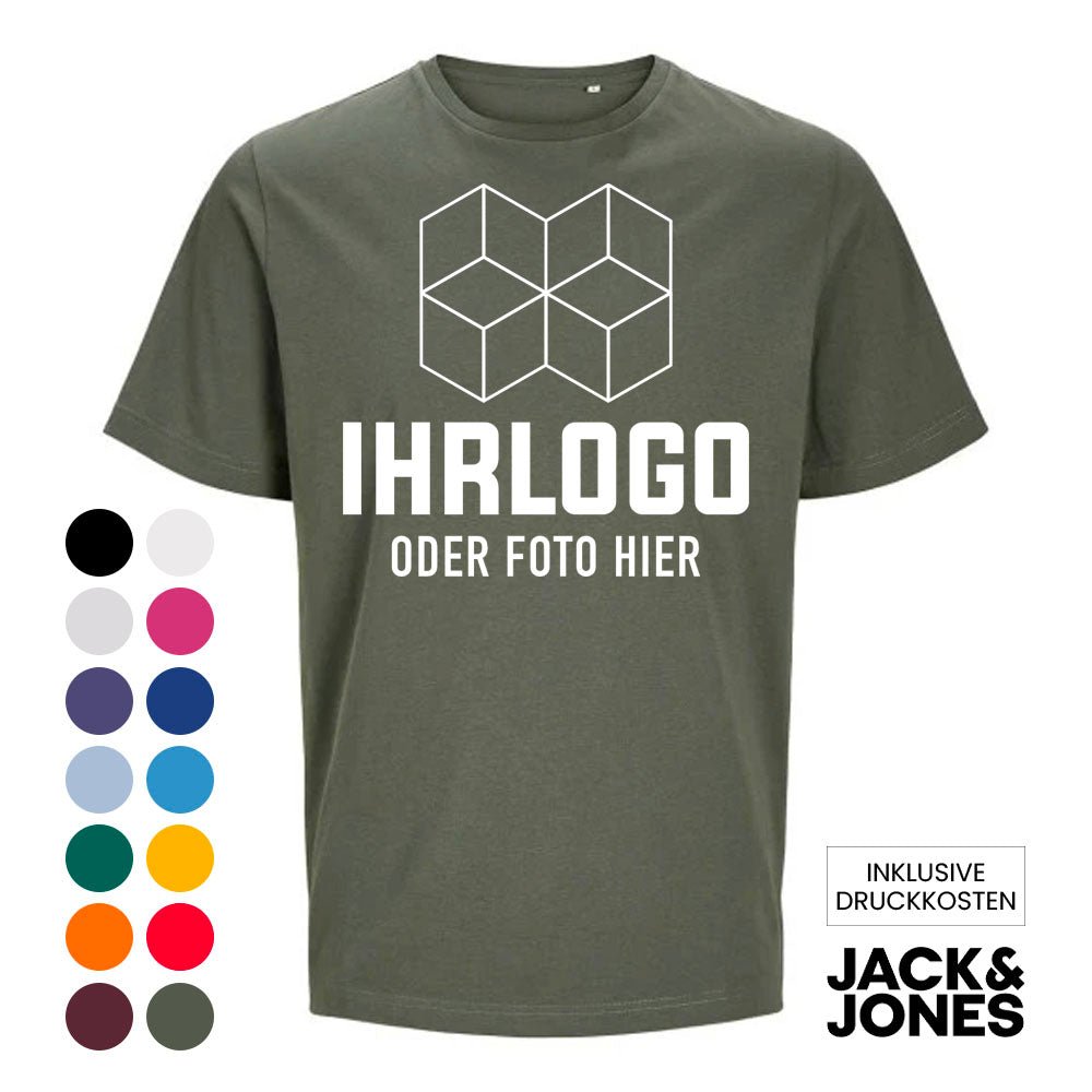 Original Jack & Jones® Blanks Canvas Tee in vielen Farben - Drucksaal