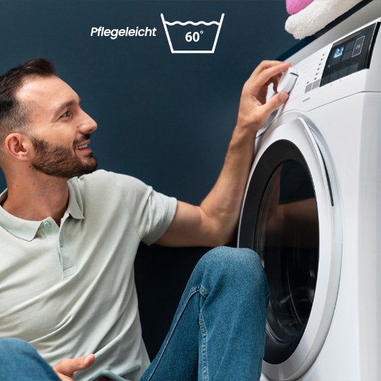 Socken selbst gestalten Pflegehinweise
und Waschmaschinenbeständigkeit