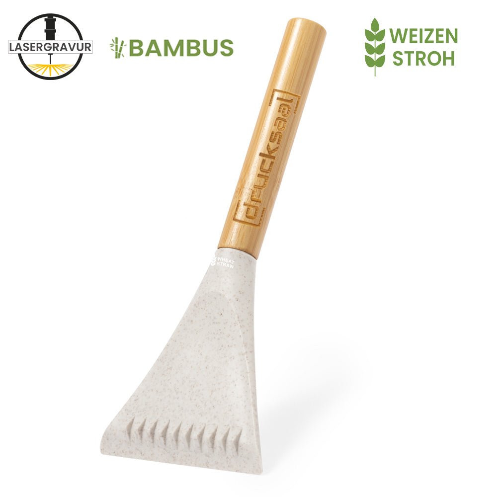 Praktischer Eiskratzer aus Bambus und Weizenstroh - Drucksaal