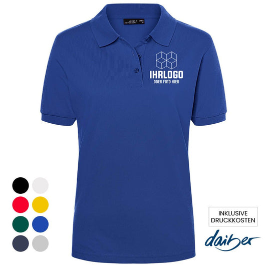 Premium Damen Poloshirt in Markenqualität von Daiber - Drucksaal