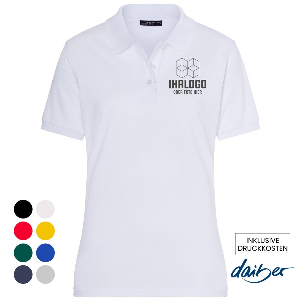 Premium Damen Poloshirt in Markenqualität von Daiber - Drucksaal