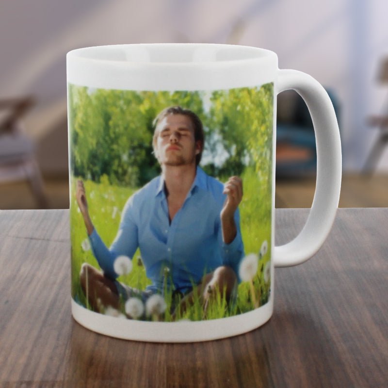 Satinierte, mattierte Tasse - Drucksaal