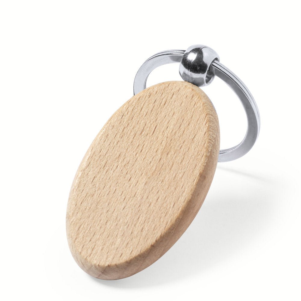 Schlüsselanhänger aus Buchenholz - Drucksaal