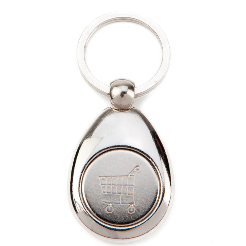 Schlüsselanhänger mit Einkaufswagenchip - Drucksaal