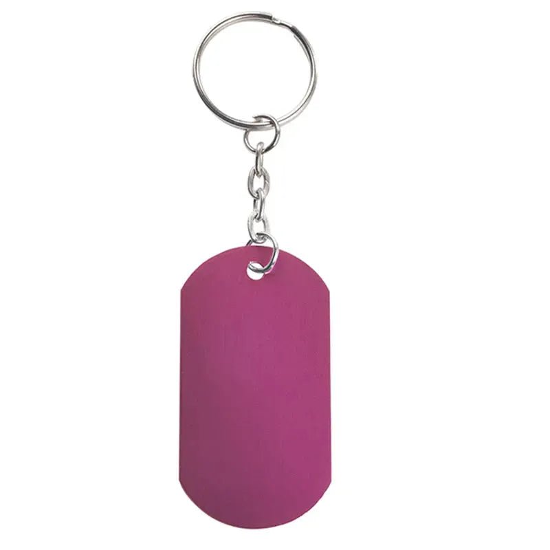 Schlüsselanhänger Nevez, Aluminium - Drucksaal