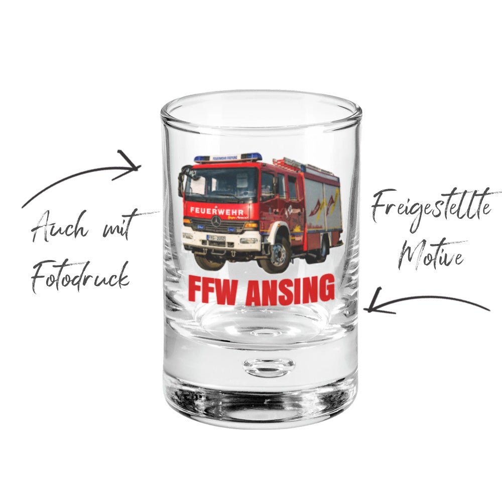 Schnapsglas für Fotos und Logos - Drucksaal