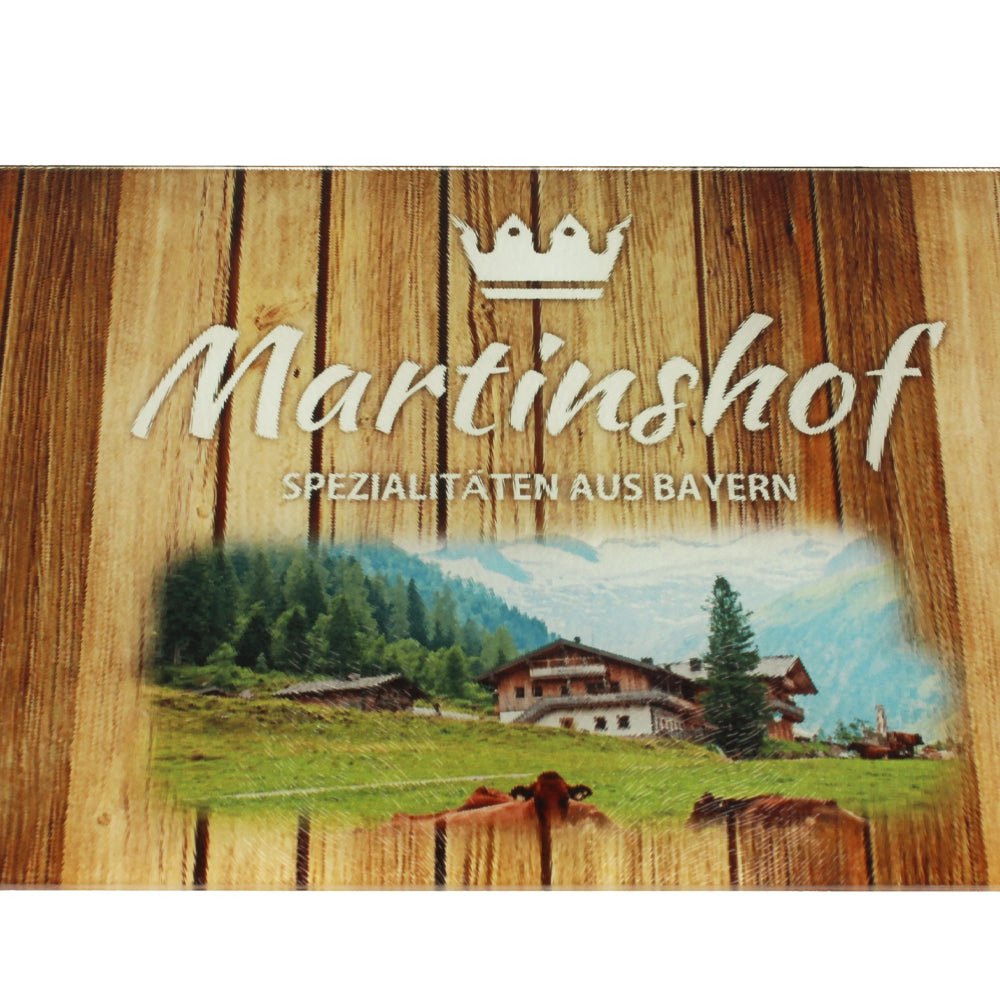 Schneidebrett aus Glas 20 x 28 cm - Drucksaal