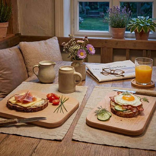 Brotzeitbrett und Schneidebrett mit Gravur personalisieren