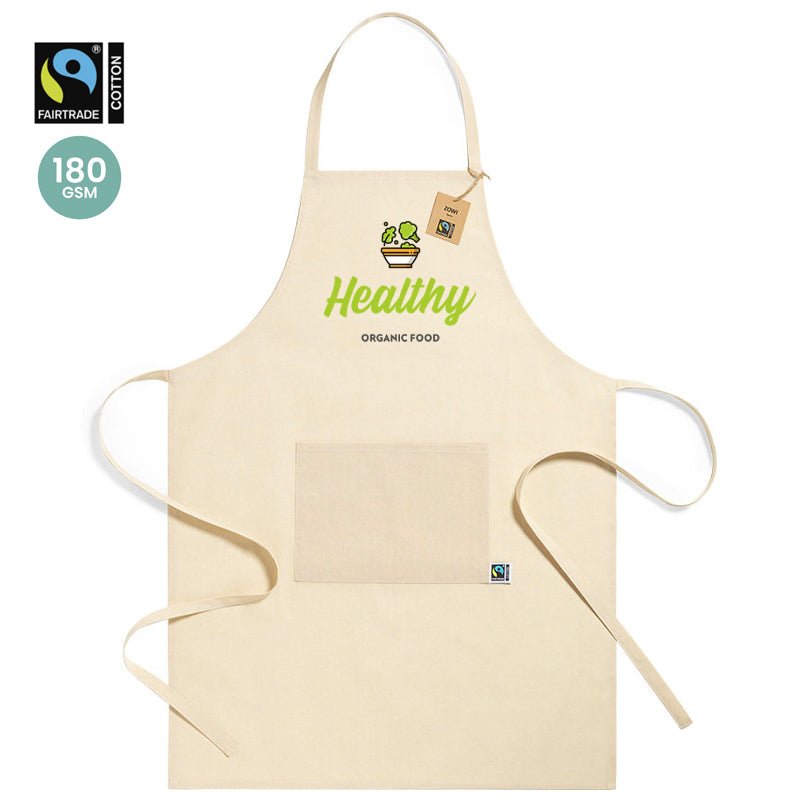 Schürze Zowi Fairtrade 100% Bio - Baumwolle - Drucksaal