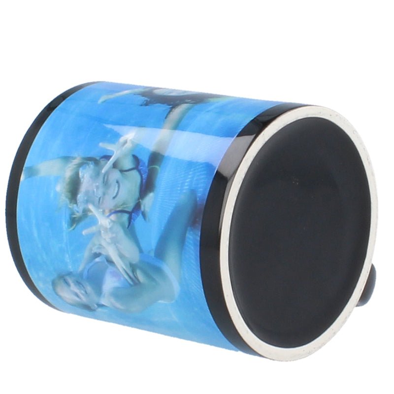 Schwarze Tasse mit Druckfeld - Drucksaal