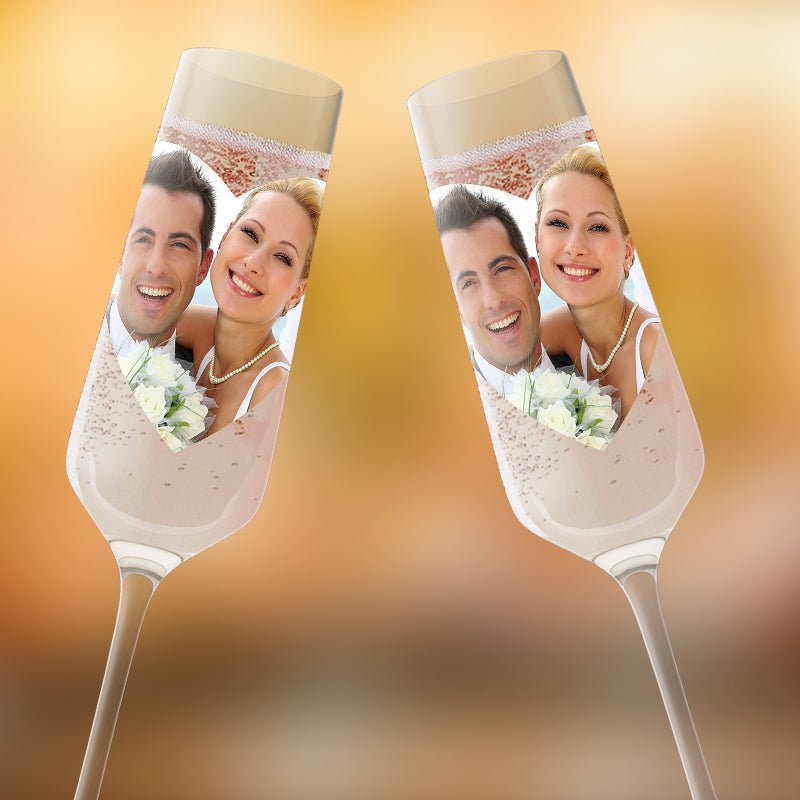 Sektglas mit Herz Druckfläche - Drucksaal