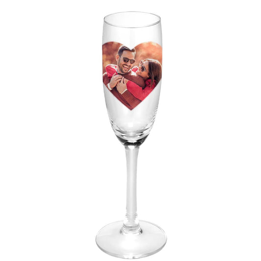 Sektglas mit Herz Druckfläche - Drucksaal
