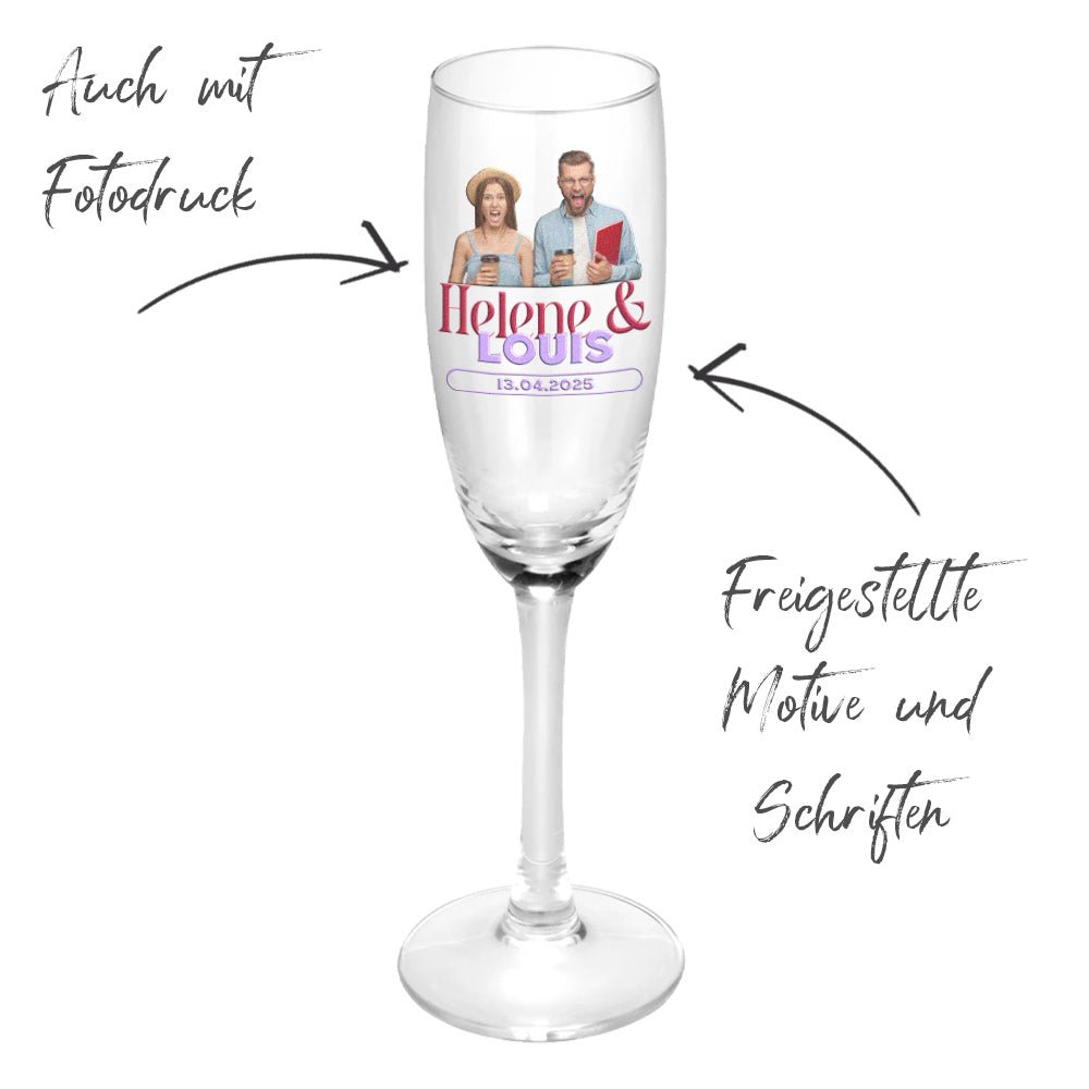 Sektglas Royal zum personalisieren - Drucksaal
