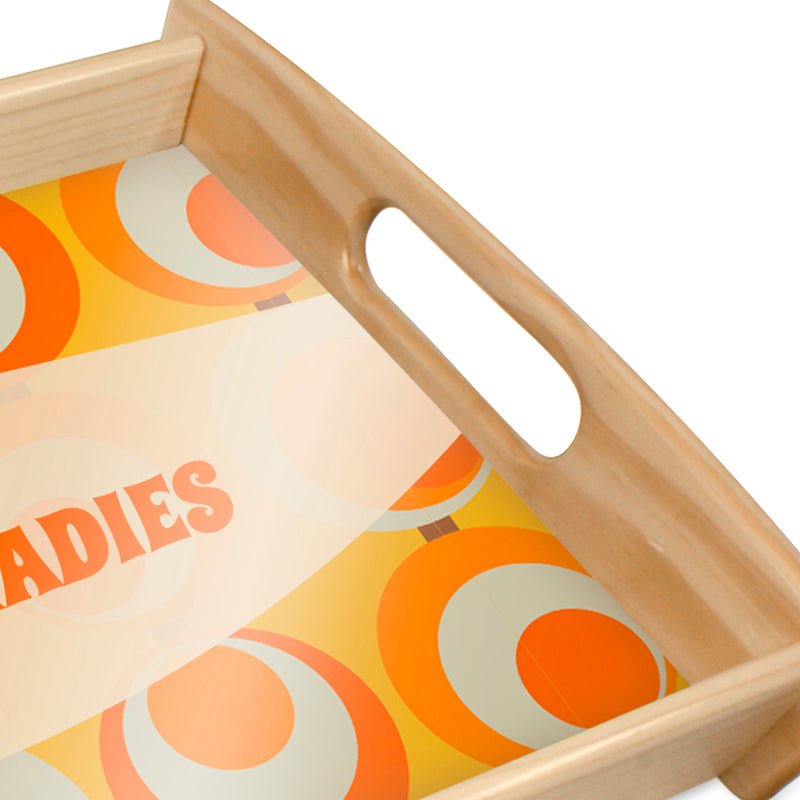 Serviertablett aus Holz 44 x 34 cm - Drucksaal