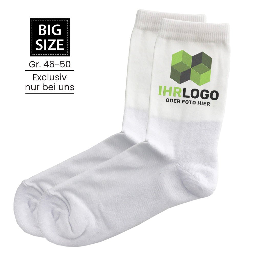 Socken Big Size 46 - 50 Exclusiv nur bei uns - Drucksaal