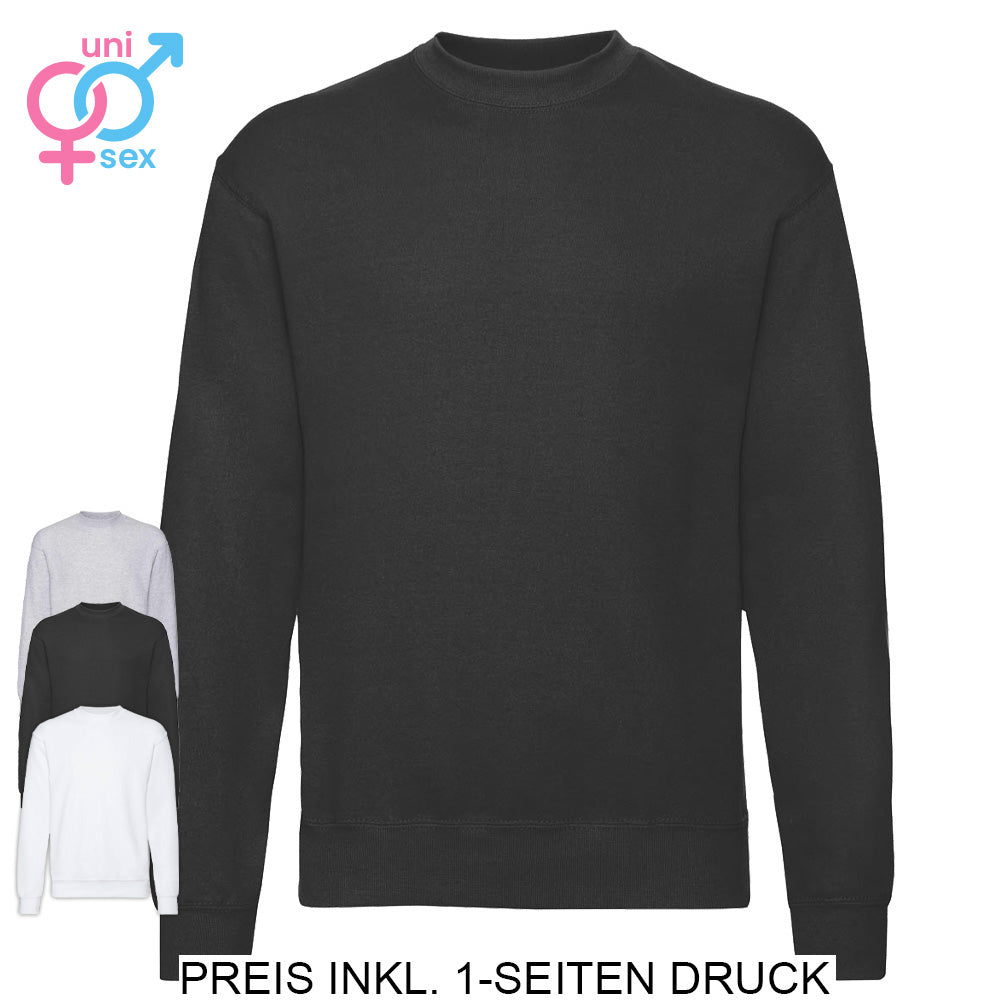 Sweatshirt Classic Set - in - Sweat Basic Farben 280 g/m² - Drucksaal