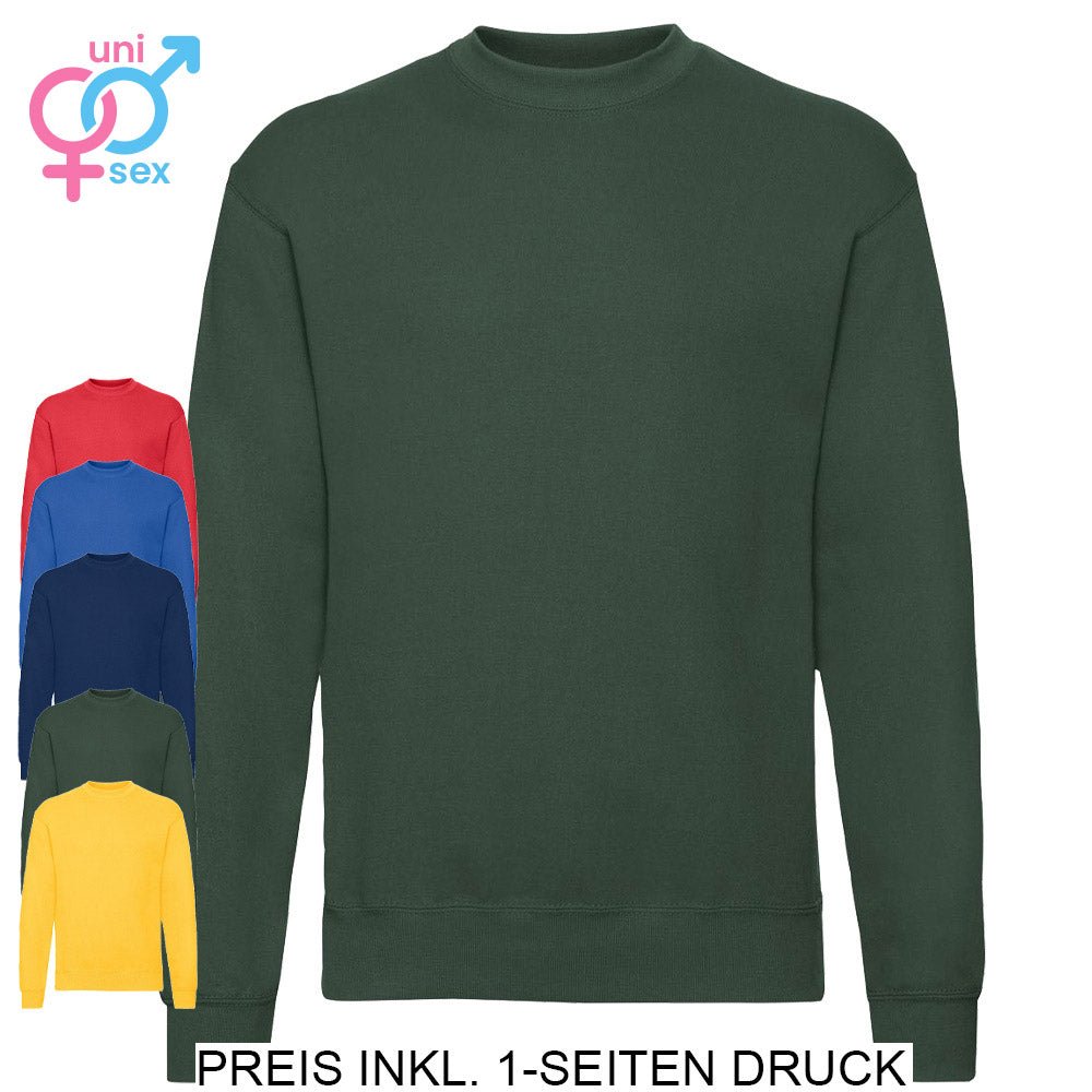 Sweatshirt Classic Set - in - Sweat versch. Farben 280 g/m² - Drucksaal