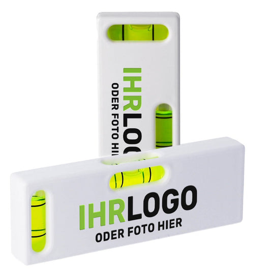 Taschen - Wasserwaage mit zwei Libellen - Drucksaal