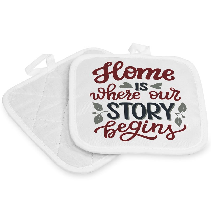 Topflappen 2er Set - Drucksaal