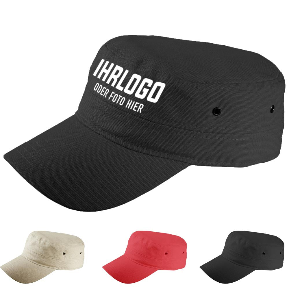 Trendiges Cap im Military - Stil - Drucksaal