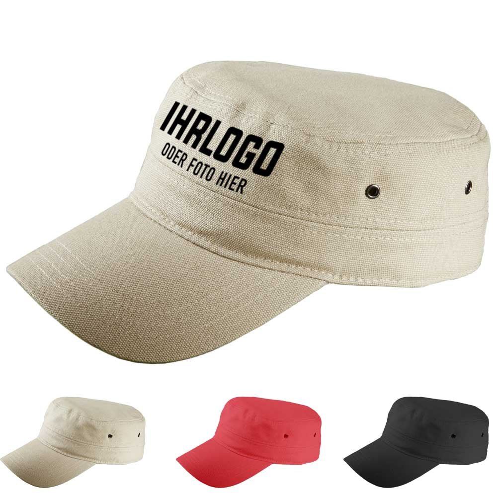 Trendiges Cap im Military - Stil - Drucksaal