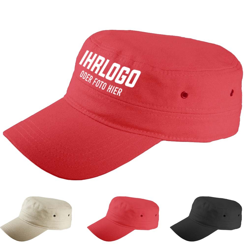 Trendiges Cap im Military - Stil - Drucksaal