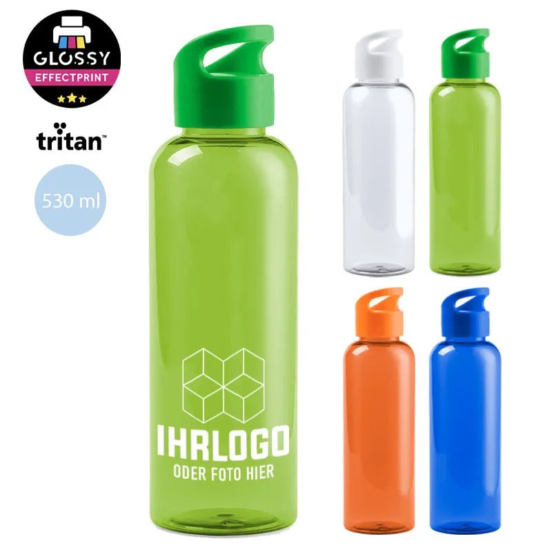 Trinkflasche 530 ml aus Tritan, BPA frei
