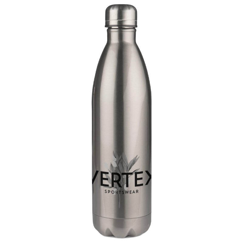 Trinkflasche Heliox 750 ml in weiß oder silber - Drucksaal