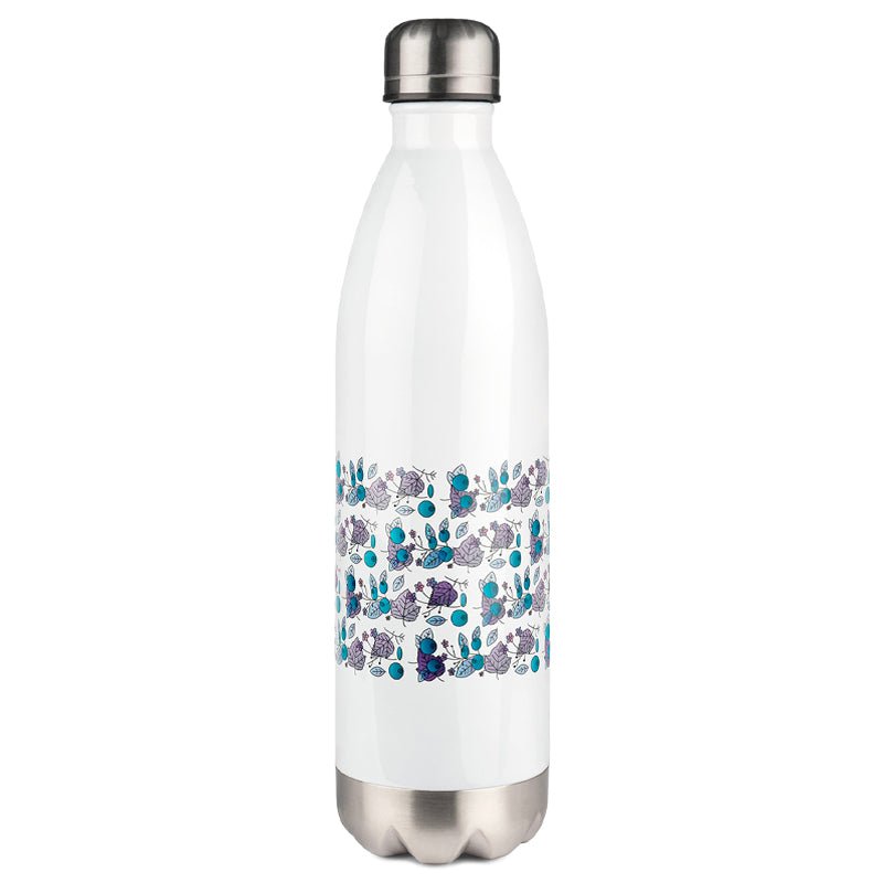 Trinkflasche Heliox 750 ml in weiß oder silber - Drucksaal